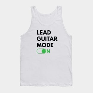 Lead Guitar Mode On Light Theme Tank Top